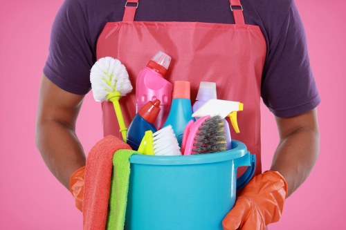 Professional Queens Park cleaners working in a clean modern home