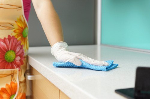 Upholstery cleaning service for a sofa in a Queens Park home