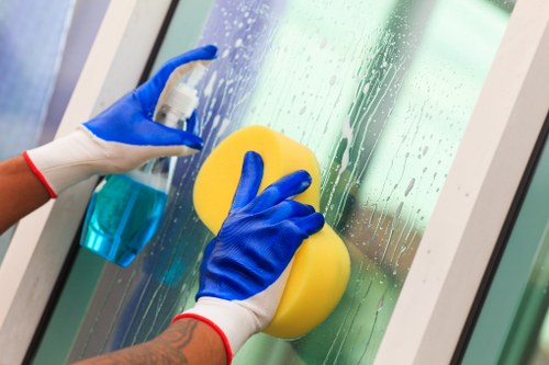 Move-out cleaning in a Queens Park flat with attention to kitchens and living spaces