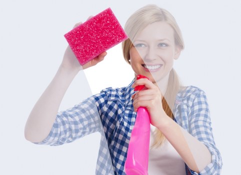 Local upholstery cleaner treating a sofa stain in a Queens Park home